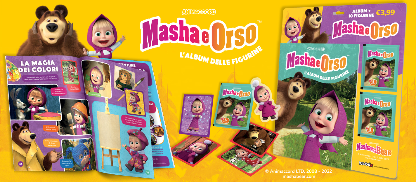 L'album delle figurine di Masha e Orso – Diramix